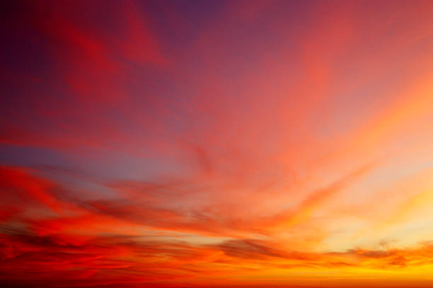 istock Dreamy skies at sunset 1437503060