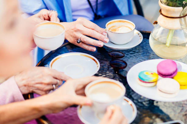 istock Beautiful senior women bonding at the bar 1437511009