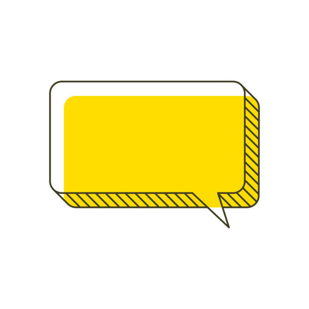 Empty Blank No Text 2D and 3D Speech Bubble, Notification Template. Vector Stock Illustration with Text Empty Blank No Text 2D and 3D Speech Bubble, Notification Template. Vector Stock Illustration with Text word bubble icon stock illustrations