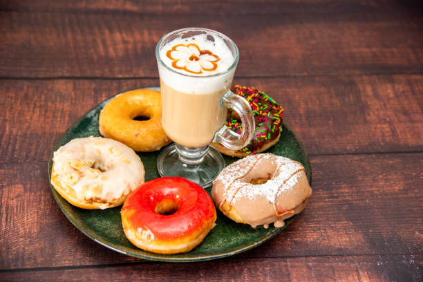 istock Colorful Sweet Donuts and coffee 1437514297