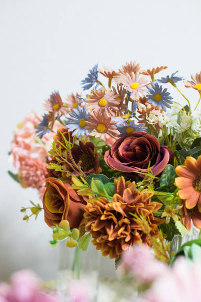 istock Image of beautiful bouquet on table indoors 1437514513