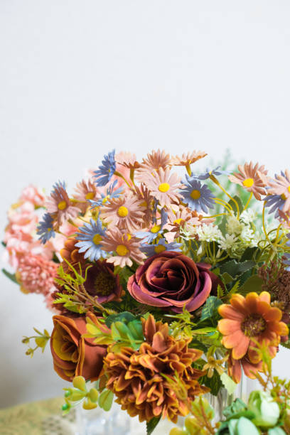 istock Image of beautiful bouquet on table indoors 1437514524