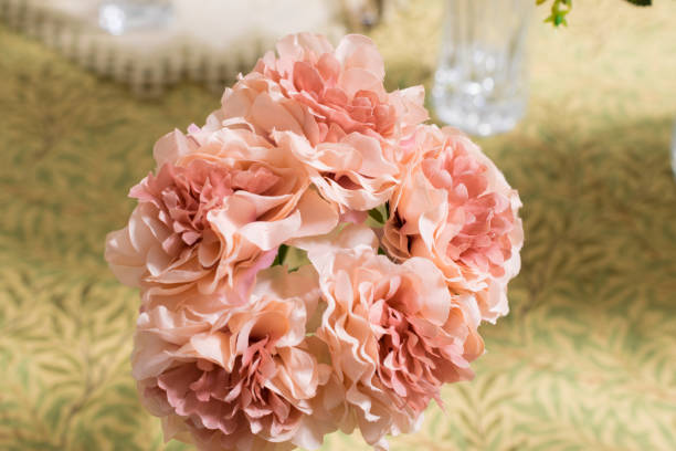 istock Image of beautiful bouquet on table indoors 1437515187