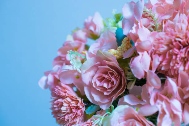 istock Image of beautiful bouquet on table indoors 1437517005