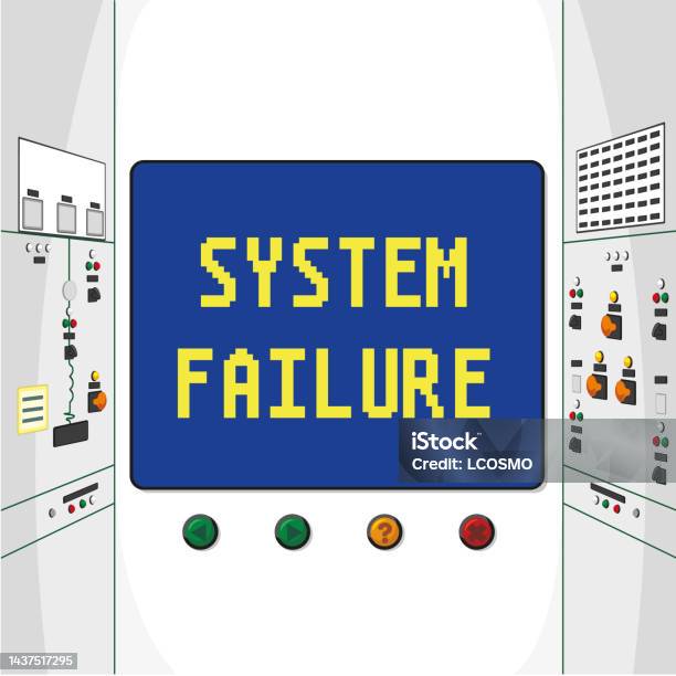 This Illustration Represents A System Failure Of A Panel Or Control ...
