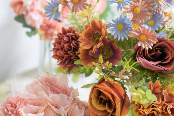 istock Image of beautiful bouquet on table indoors 1437517389