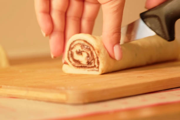 istock the process of making buns. flour . eggs . chocolate. tremble. dough milk . salt . 1437518787