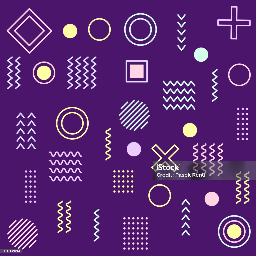 Eometry Shapes Vector Set Of Geometry Shape Vector Stock Illustration - Download Image Now ...