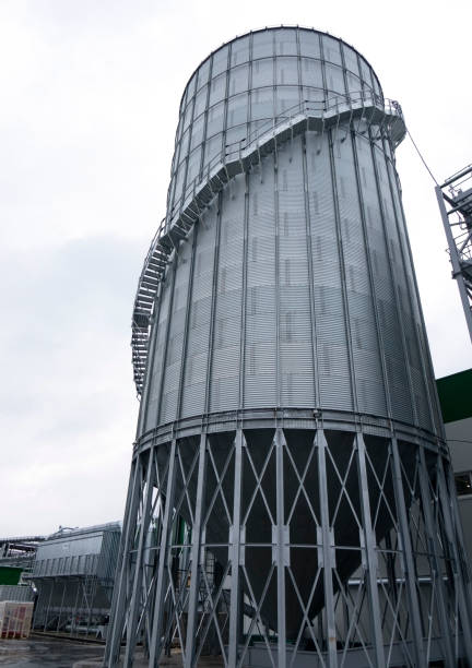 istock Pellet production plant. Environmental resources for heating homes. 1437526960
