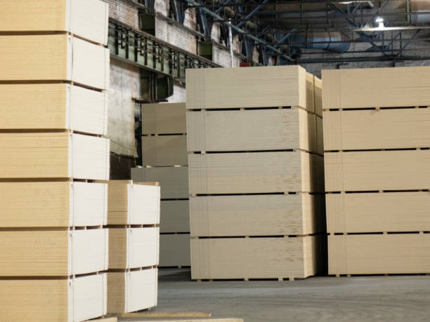 istock A lumber warehouse located in a stack. Industrial wood 1437527151