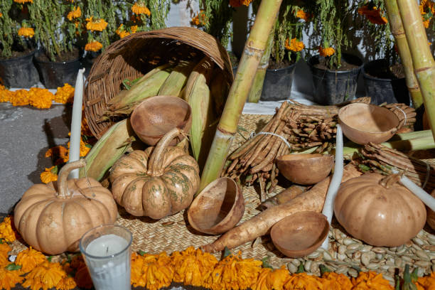 istock Mexican day of the dead altar (Dia de Muertos) 1437531571