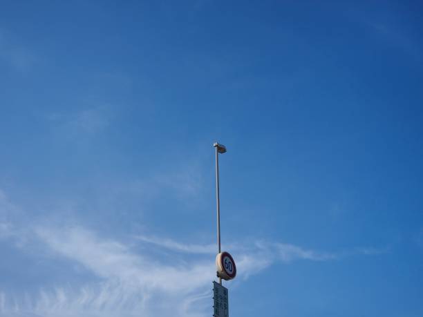 istock Street lights and sky. 1437543079