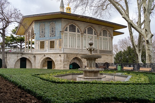 The Baghdad Kiosk of Topkapi Palace in Istanbul, Turkey