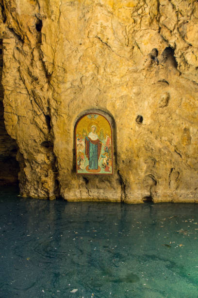 istock underground lake is a sinkhole in Pyatigorsk 1437552796