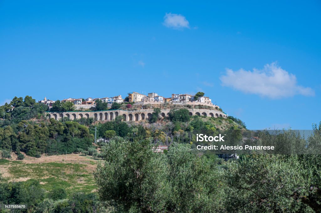 The panorama of Silvi in Abruzzo Abruzzo Stock Photo