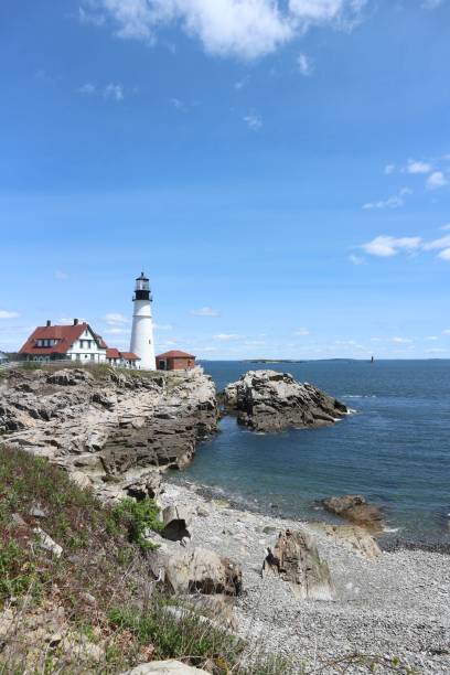 istock Portland Head lighthouse at the sea 1437569128