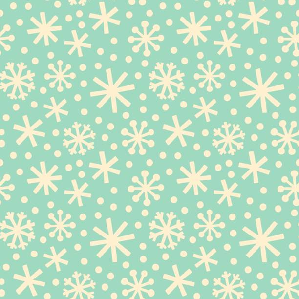 ilustraciones, imágenes clip art, dibujos animados e iconos de stock de copos de nieve azul pastel y confeti de navidad sin costuras. caída de nieve invierno vacaciones vintage fondo. - snowflake falling christmas backgrounds