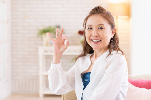 istock senior age woman relaxing 1437594584