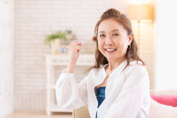 istock senior age woman relaxing 1437594737