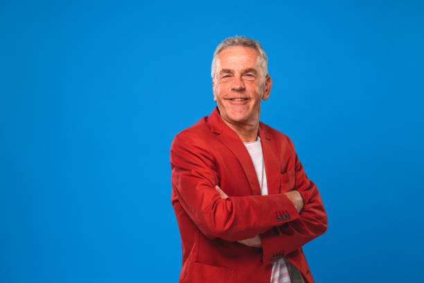 istock Confident Caucasian Man Portrait with Arms Crossed 1437596052