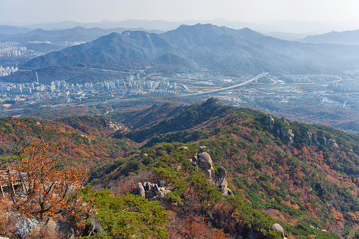 Bukhansan National Park, Dobongsan Seoul Korea 도봉산 다락능선 포대능선 망월사