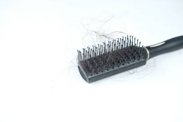 istock a brush with lost hair on white background 1437601576