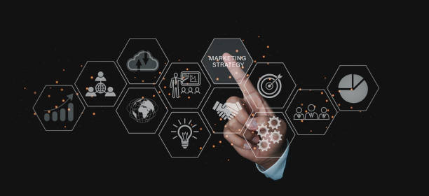 istock Marketing strategy business, operations management internet technology. 1437622588