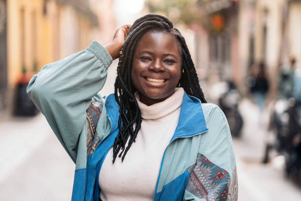 istock Cheerful African Woman Portrait 1437622967