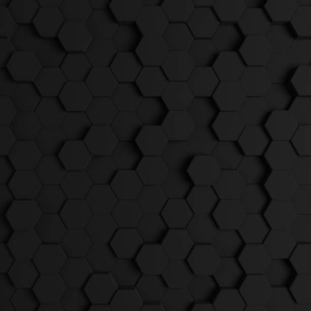 istock 3D rendering Futuristic Honeycomb Mosaic, abstract Background. Realistic geometric mesh cell structure. Sci-fi background with hexagon grid. 1437625456