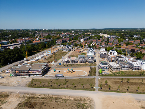 New residential construction in North Rhine-Westphalia