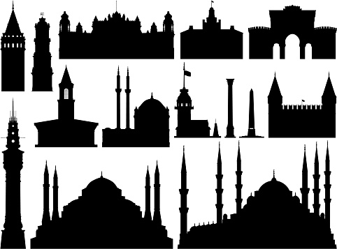 Buildings of Istanbul.