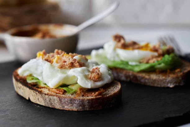 Delicious Brunch Toast stock photo