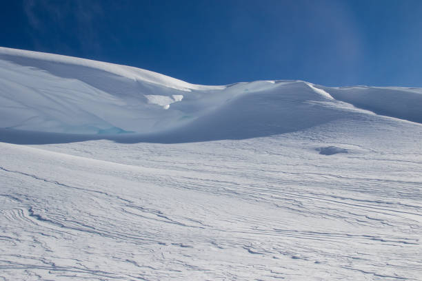 istock Mountain summit covered with snow in the winter 1437637247
