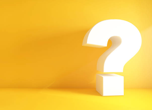 istock 3D rendering illustration of a question mark on a yellow background 1437638579