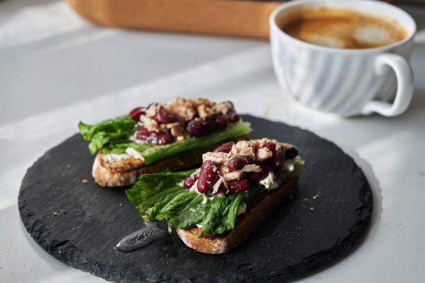 Free Stock Photo of Rustic toast with berries and edible flowers ...