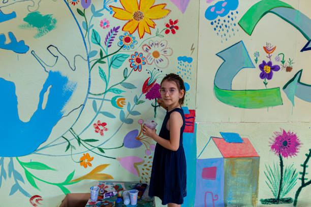 istock Little girl learning about ecology 1437647392