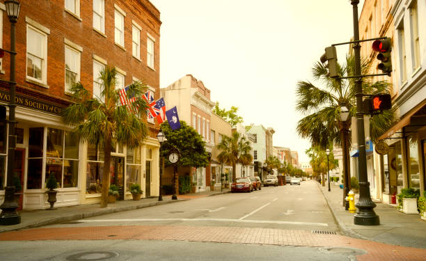 istock Street, Downtown Charleston. 1437649371