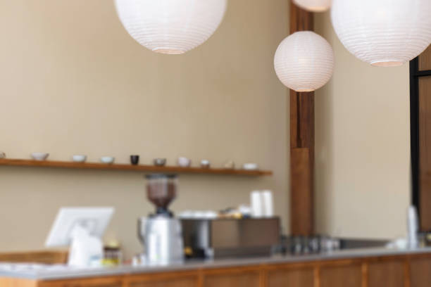 istock Minimal style decoration of coffee shop 1437649933