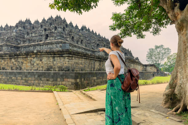 istock A traveller visiting Borobudur Temple in Yogyakarta, Java, Indonesia 1437656218