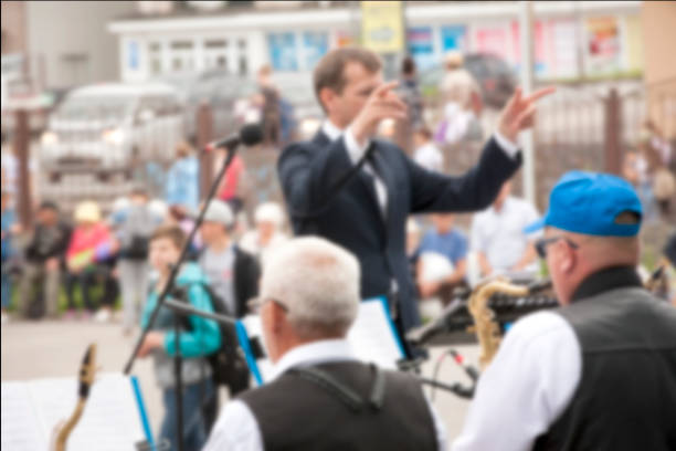 The blure of Orchestra in the park