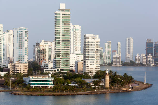 istock Cartagena's Lighthouse And Residential District 1437661410