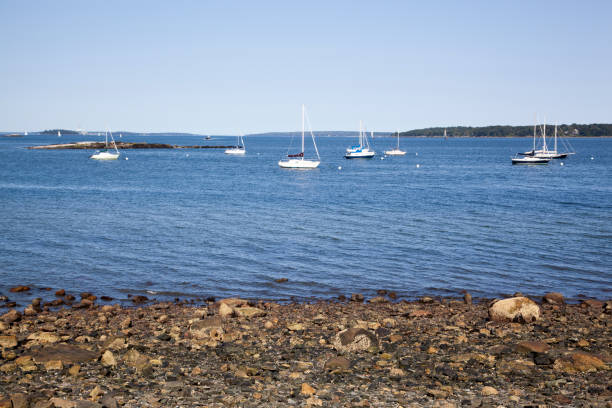 istock Portland Town Bay Drifting Yachts 1437661423