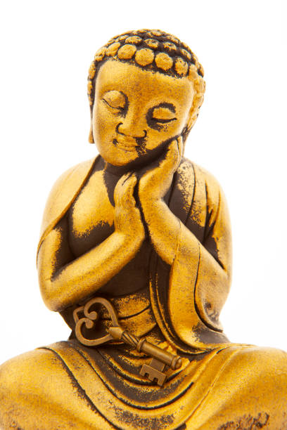 istock image of buddha statue key white backgorund 1437665517