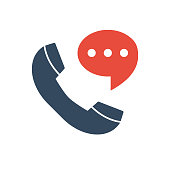 istock phone talk symbol, customer service vector icon, support chat pictogram 1437665642