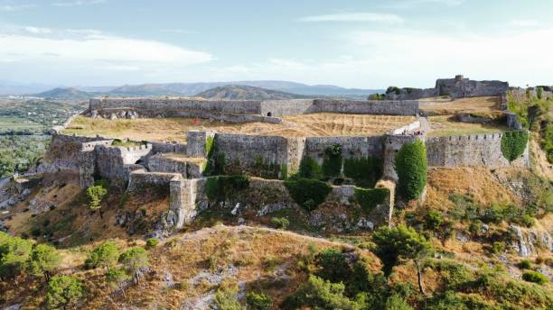 istock Aerial view of and old castle 1437670967