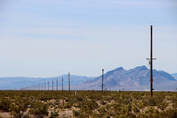 on the highway across the Arizona desert