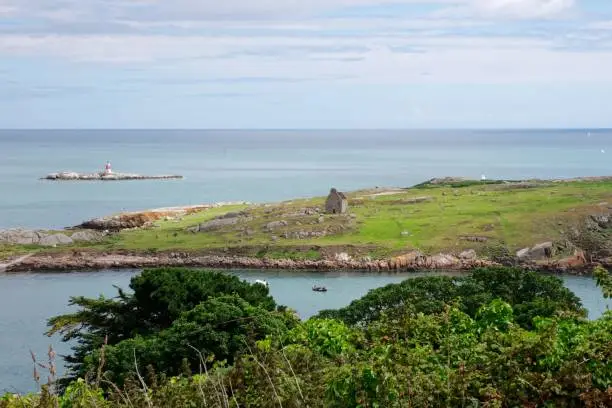 Photo of View of the Dalkey Island in County Dublin, Ireland
