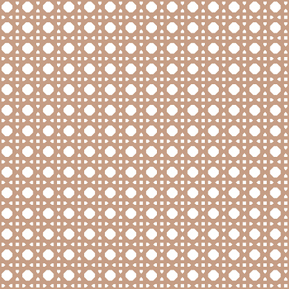 Vector rattan cane seamless pattern