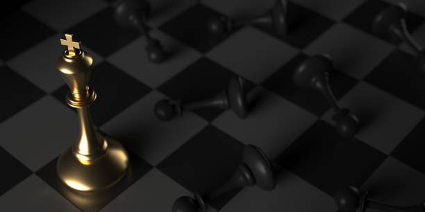 istock Chess king. Leader success concept. Business leader concept 1437682733