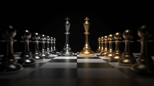 istock Chess king. Leader success concept. Business leader concept 1437682904